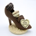 Pump gevuld met praline hartbonbons