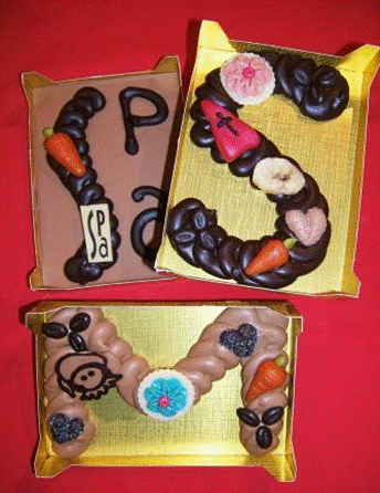 Chocolade letters