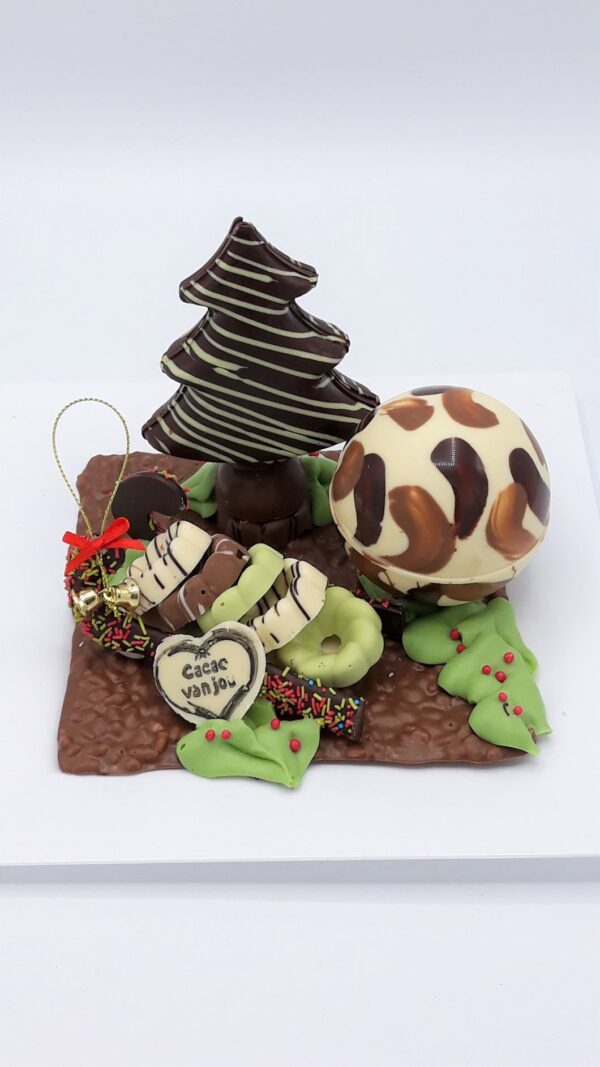 Kerstchocolade stukje